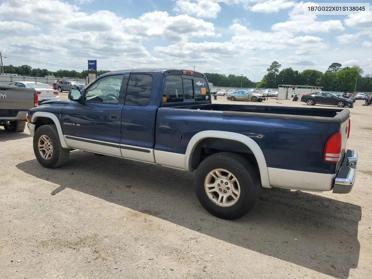 2001 Dodge Dakota VIN: 1B7GG22X01S138045 Lot: 56965635