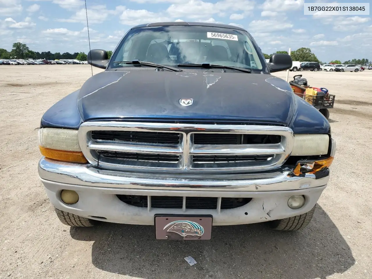 2001 Dodge Dakota VIN: 1B7GG22X01S138045 Lot: 56965635