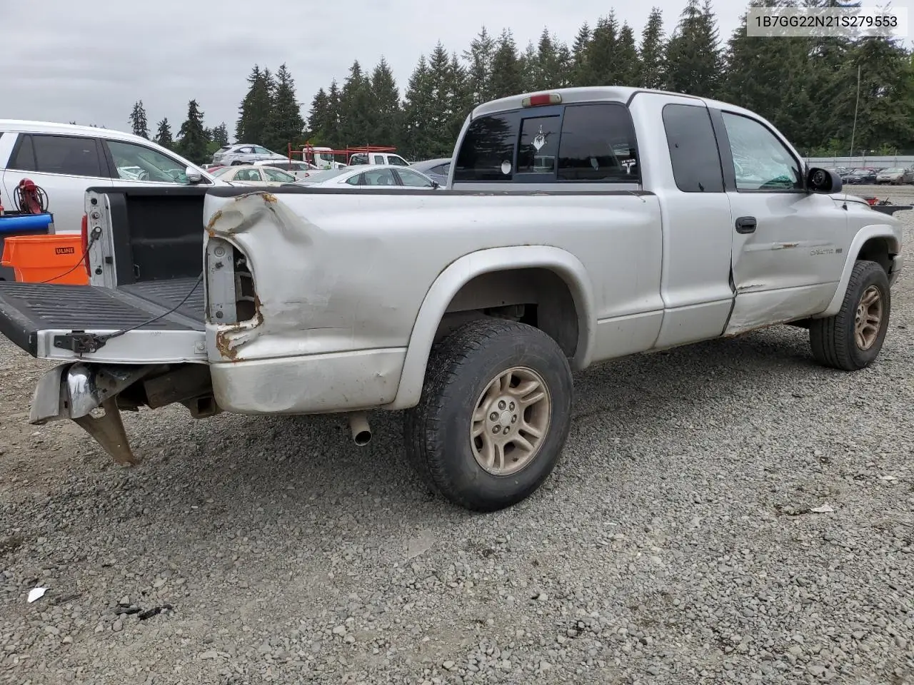2001 Dodge Dakota VIN: 1B7GG22N21S279553 Lot: 56994345