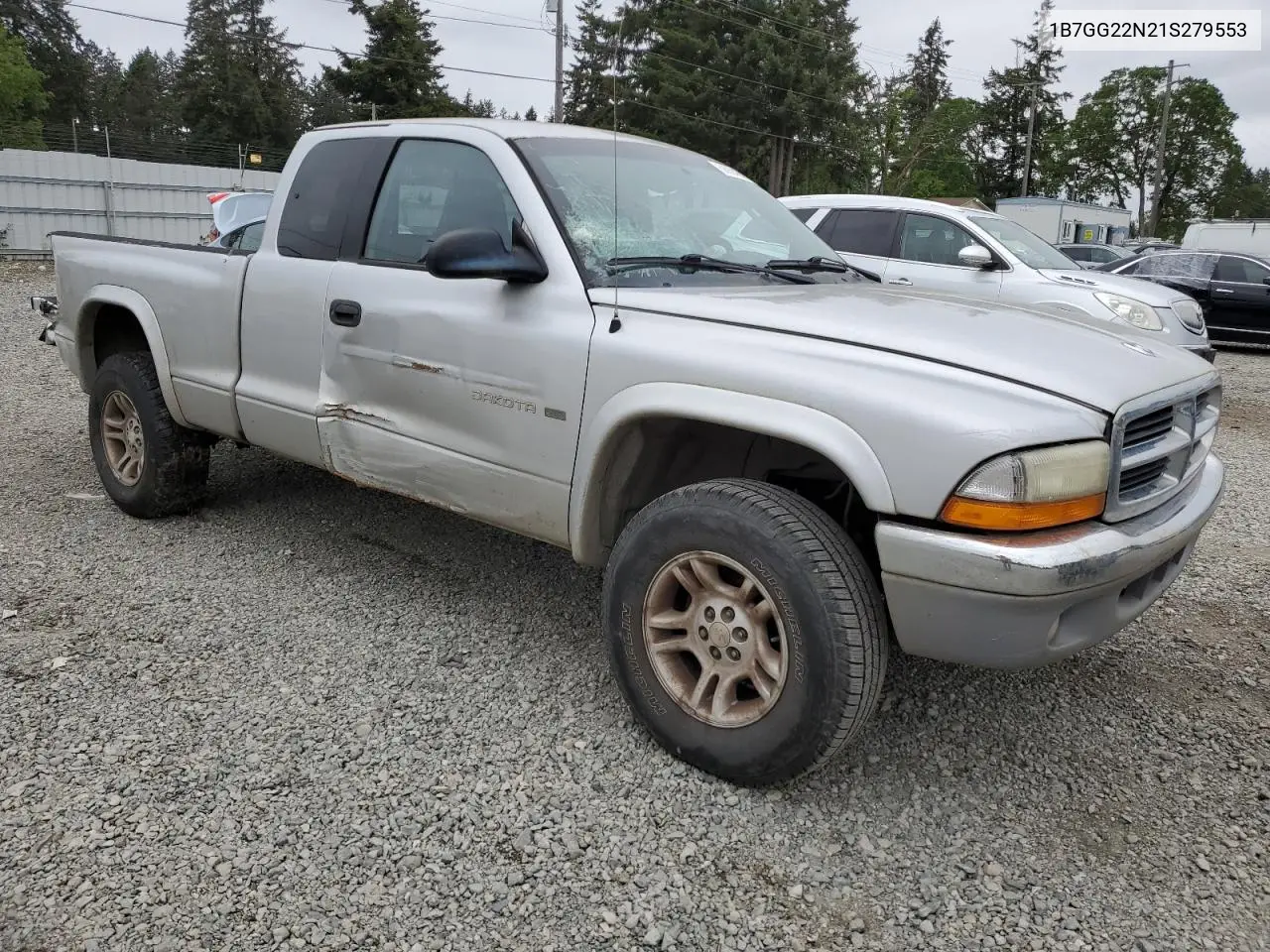 2001 Dodge Dakota VIN: 1B7GG22N21S279553 Lot: 56994345