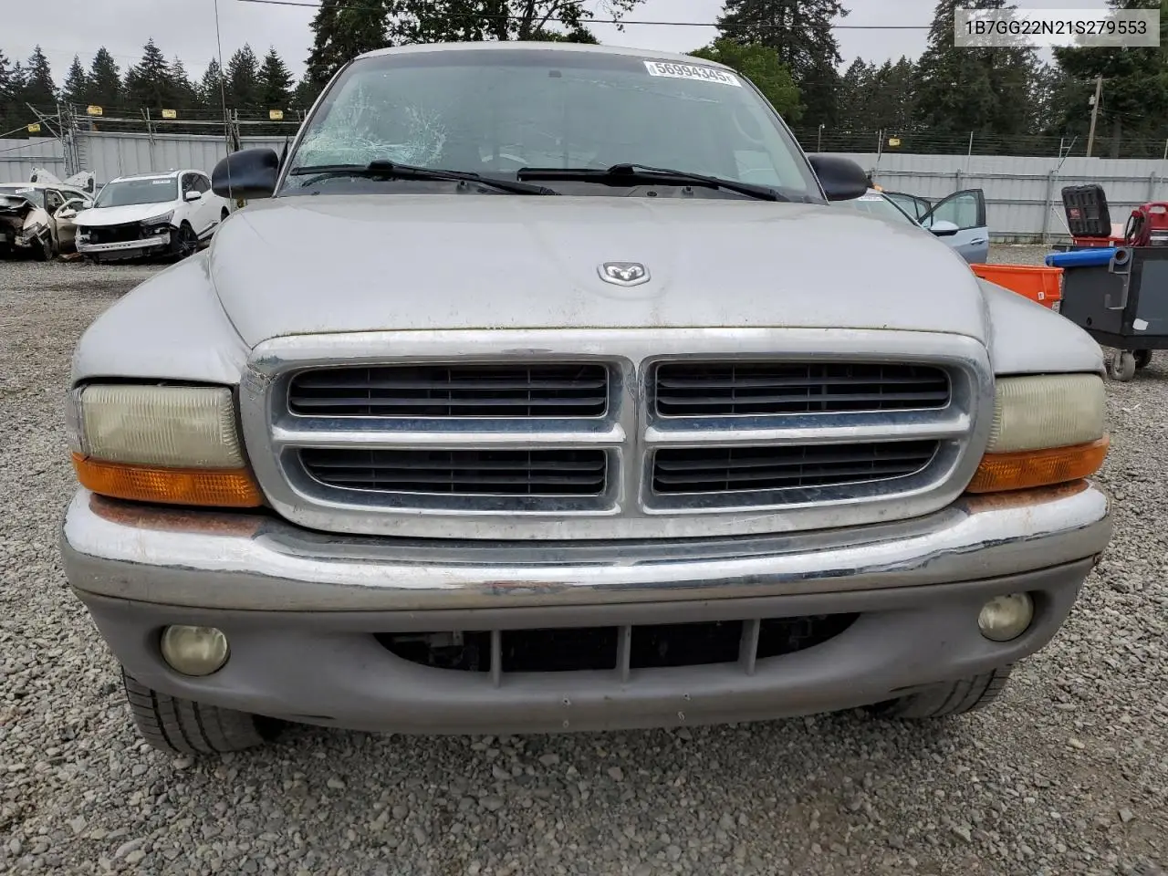 2001 Dodge Dakota VIN: 1B7GG22N21S279553 Lot: 56994345
