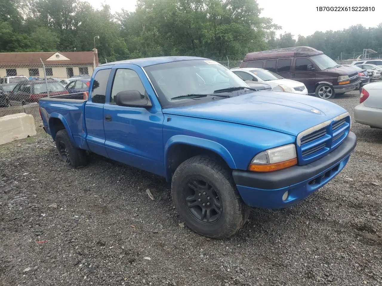 2001 Dodge Dakota VIN: 1B7GG22X61S222810 Lot: 62670635