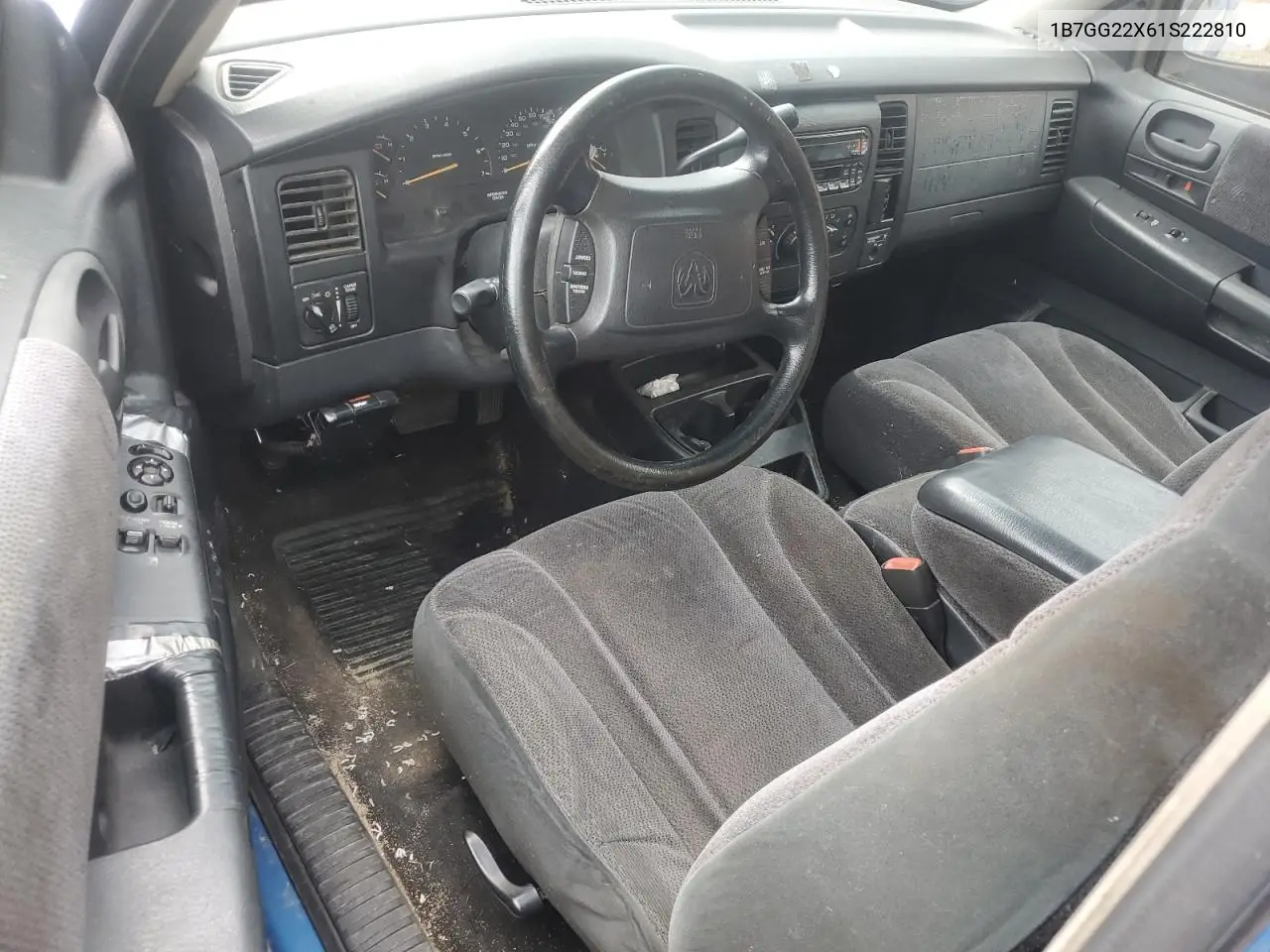 2001 Dodge Dakota VIN: 1B7GG22X61S222810 Lot: 62670635