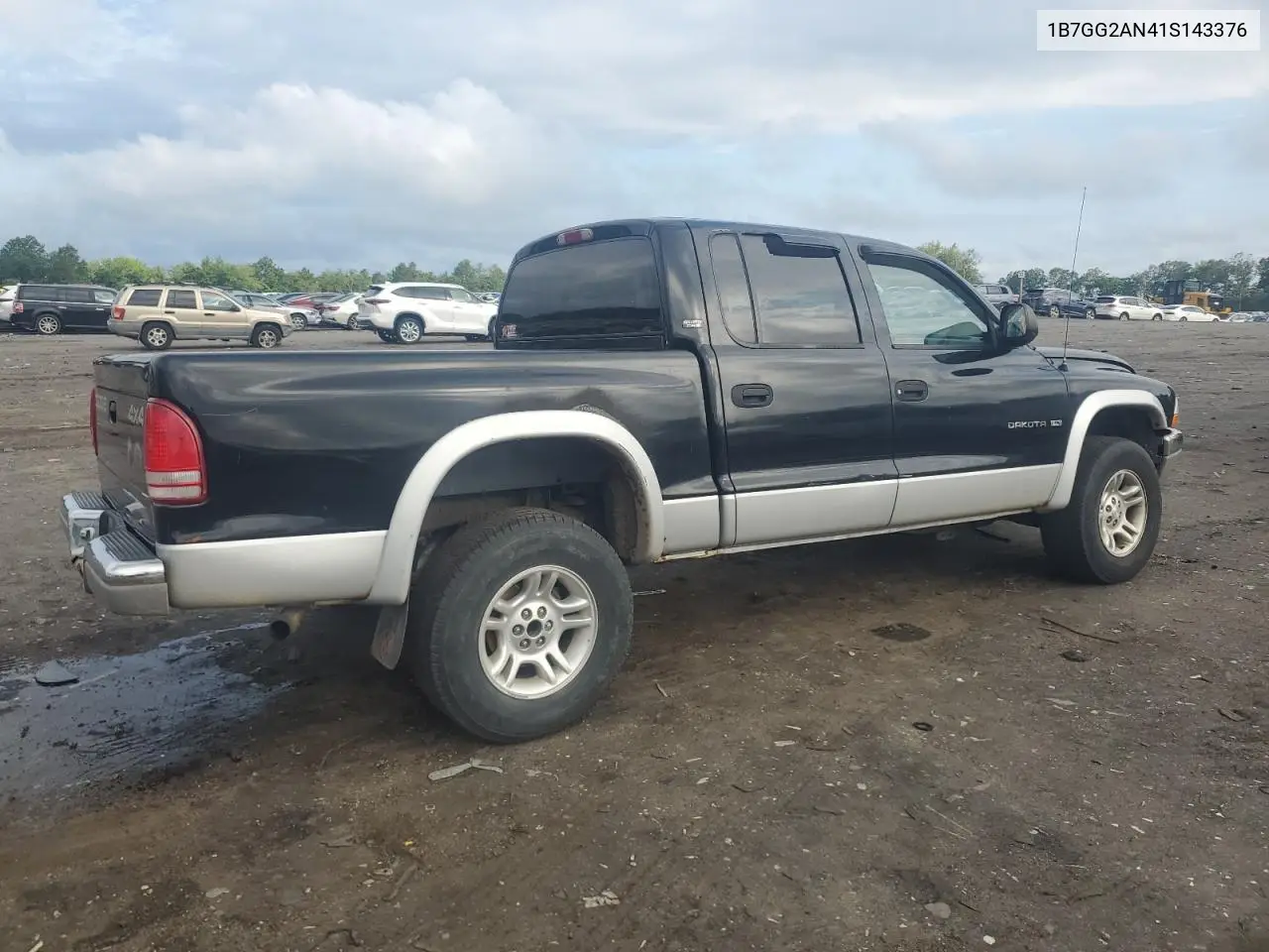 2001 Dodge Dakota Quad VIN: 1B7GG2AN41S143376 Lot: 64781805