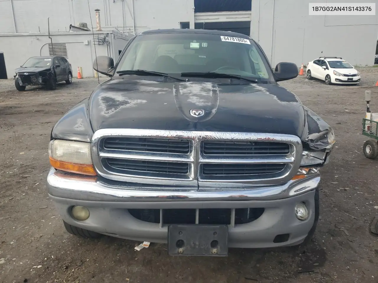 2001 Dodge Dakota Quad VIN: 1B7GG2AN41S143376 Lot: 64781805