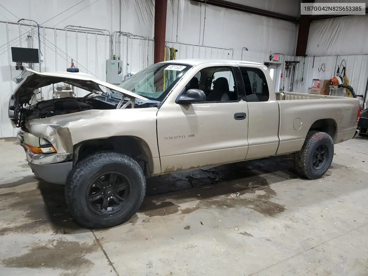 2002 Dodge Dakota Slt VIN: 1B7GG42N82S653385 Lot: 49811535