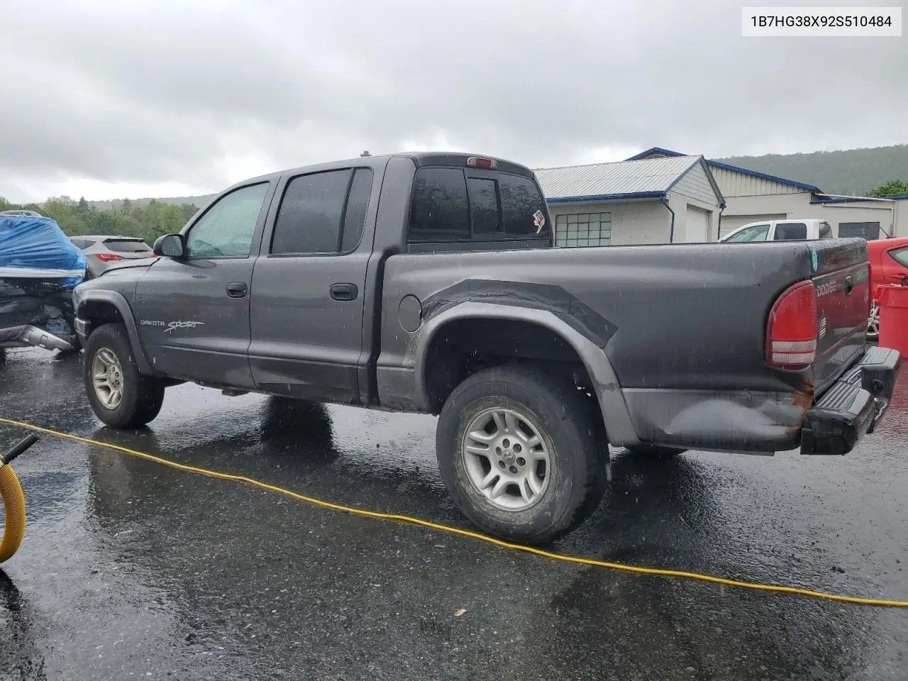 2002 Dodge Dakota Quad Sport VIN: 1B7HG38X92S510484 Lot: 55985375