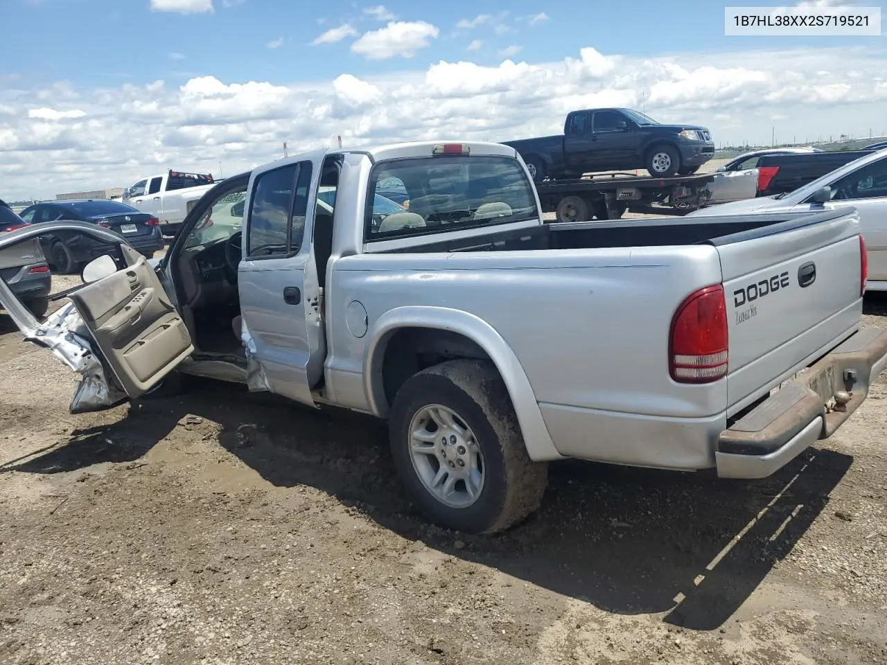 2002 Dodge Dakota Quad Sport VIN: 1B7HL38XX2S719521 Lot: 56207725