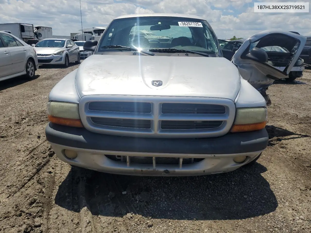 2002 Dodge Dakota Quad Sport VIN: 1B7HL38XX2S719521 Lot: 56207725