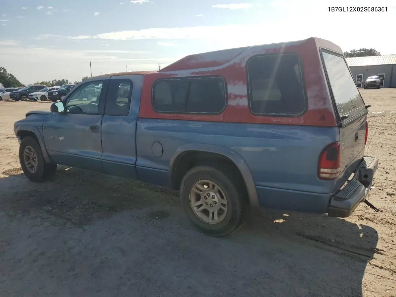 2002 Dodge Dakota Base VIN: 1B7GL12X02S686361 Lot: 61610065