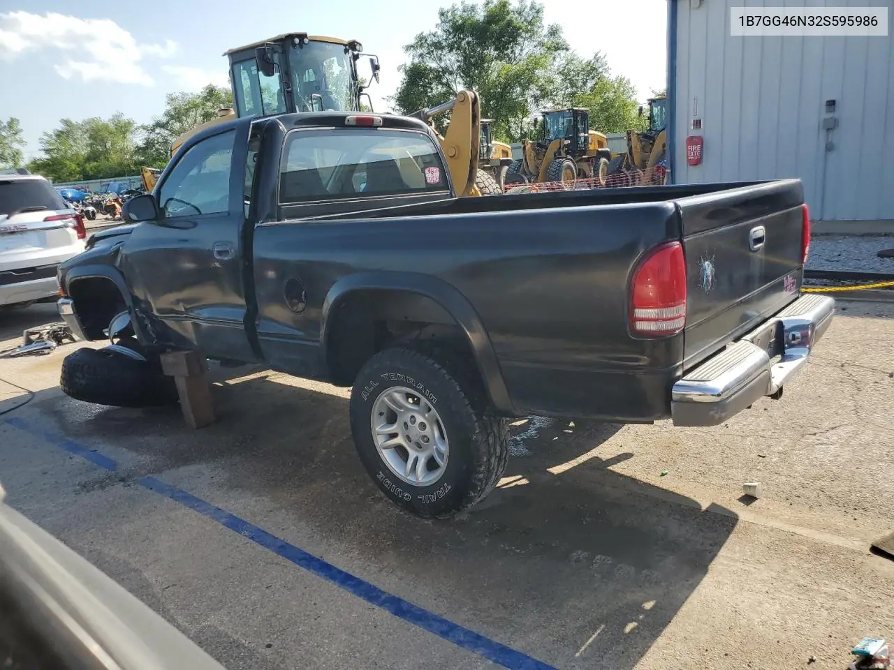 2002 Dodge Dakota Slt VIN: 1B7GG46N32S595986 Lot: 62066955