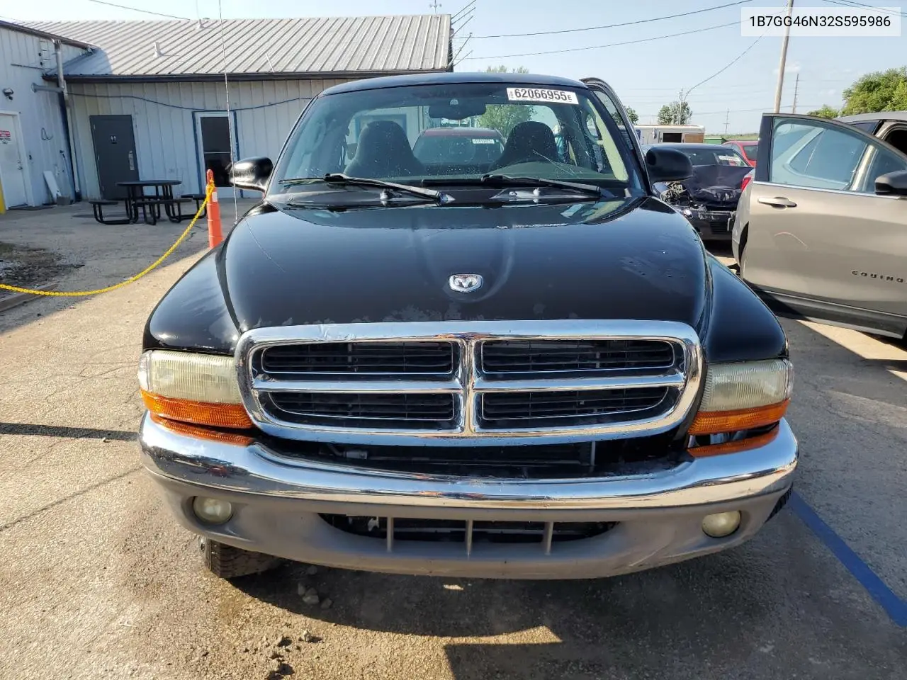 2002 Dodge Dakota Slt VIN: 1B7GG46N32S595986 Lot: 62066955