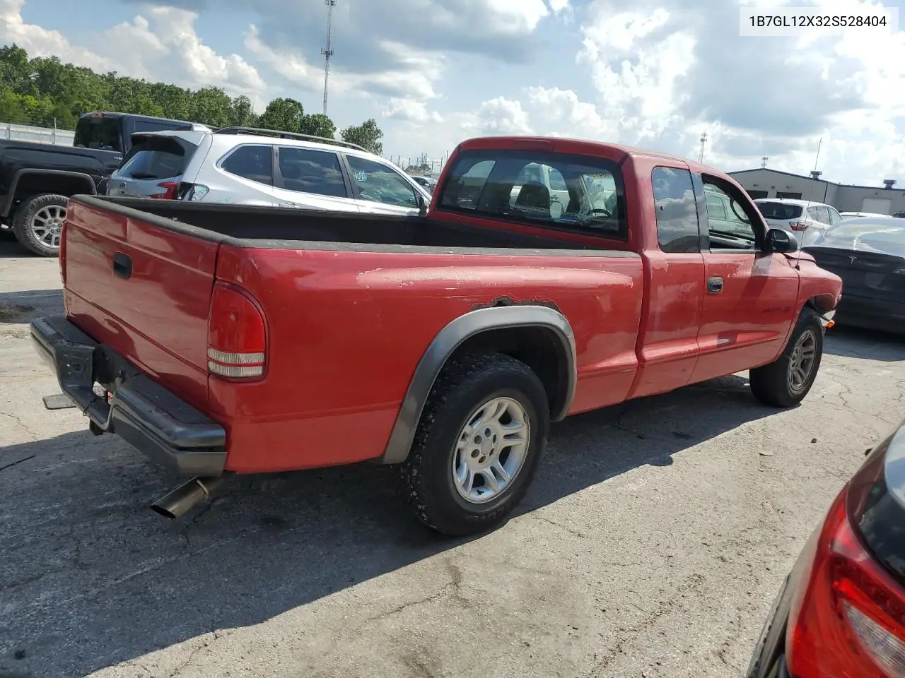 2002 Dodge Dakota Base VIN: 1B7GL12X32S528404 Lot: 62110475