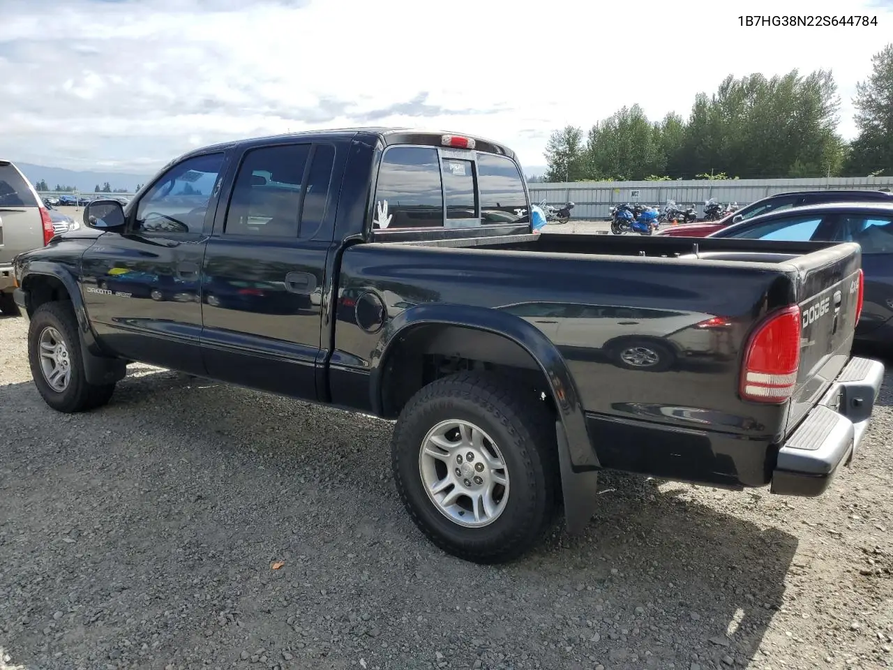 2002 Dodge Dakota Quad Sport VIN: 1B7HG38N22S644784 Lot: 64881065
