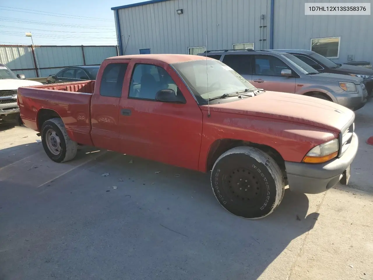 2003 Dodge Dakota Sxt VIN: 1D7HL12X13S358376 Lot: 45396205