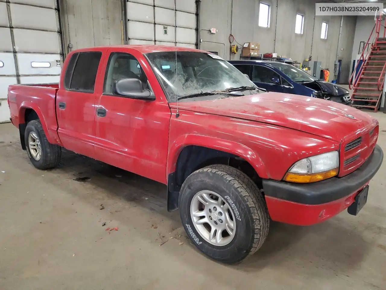 2003 Dodge Dakota Quad Sport VIN: 1D7HG38N23S204989 Lot: 49732705