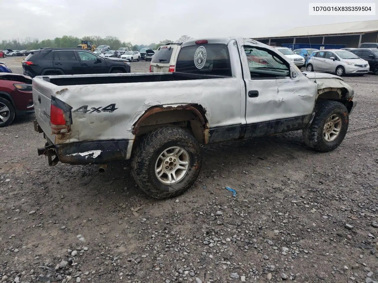 2003 Dodge Dakota Sxt VIN: 1D7GG16X83S359504 Lot: 52782385