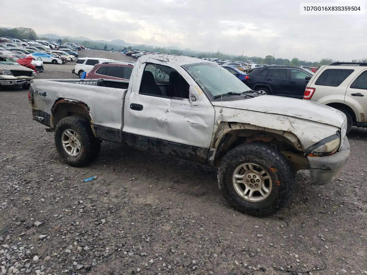2003 Dodge Dakota Sxt VIN: 1D7GG16X83S359504 Lot: 52782385