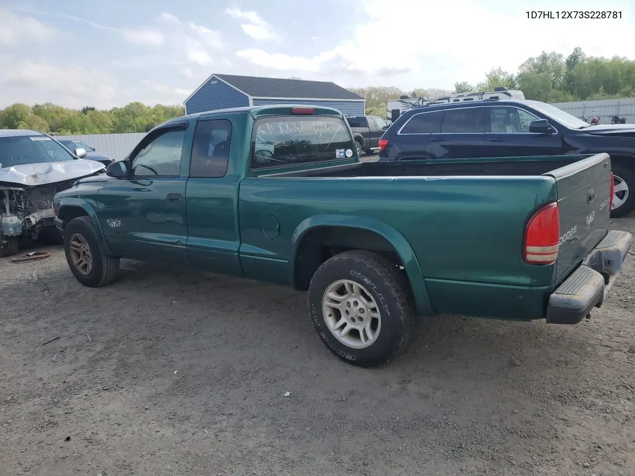2003 Dodge Dakota Sxt VIN: 1D7HL12X73S228781 Lot: 56097405