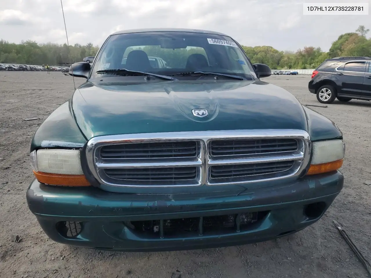 2003 Dodge Dakota Sxt VIN: 1D7HL12X73S228781 Lot: 56097405