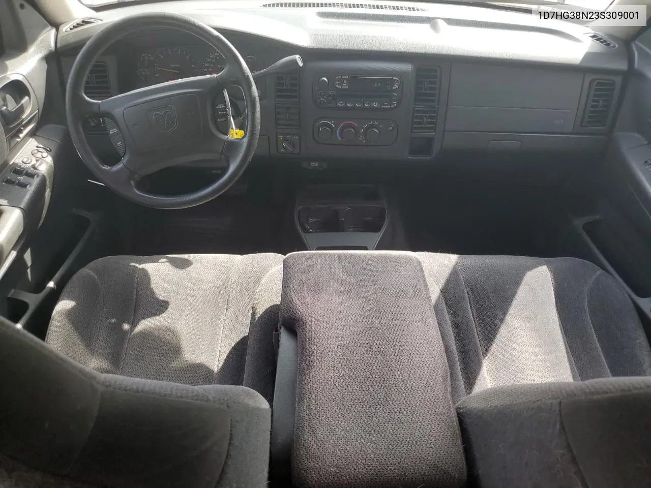 2003 Dodge Dakota Quad Sport VIN: 1D7HG38N23S309001 Lot: 56595945