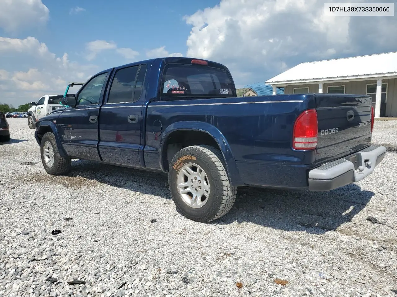 2003 Dodge Dakota Quad Sport VIN: 1D7HL38X73S350060 Lot: 56656905