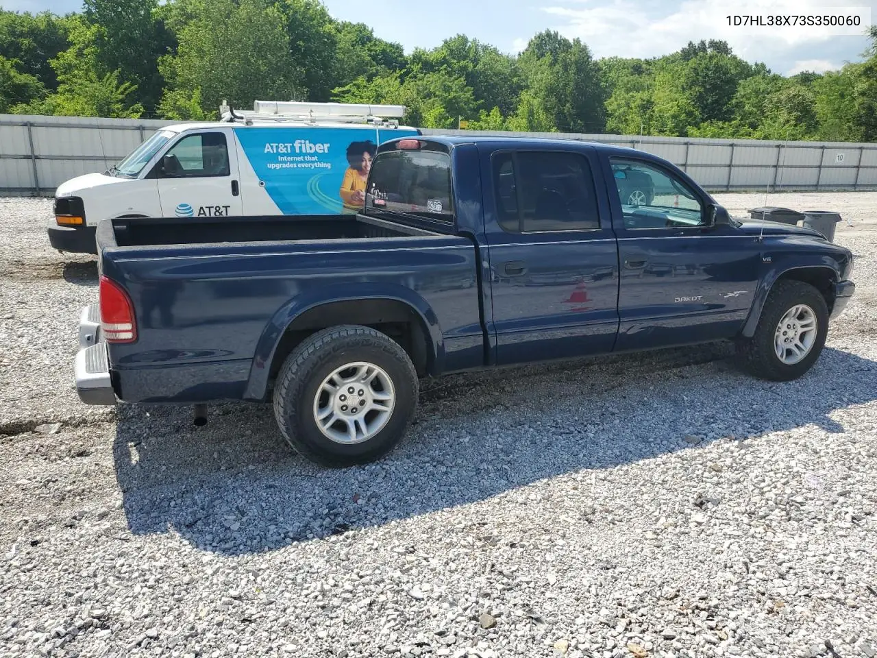2003 Dodge Dakota Quad Sport VIN: 1D7HL38X73S350060 Lot: 56656905