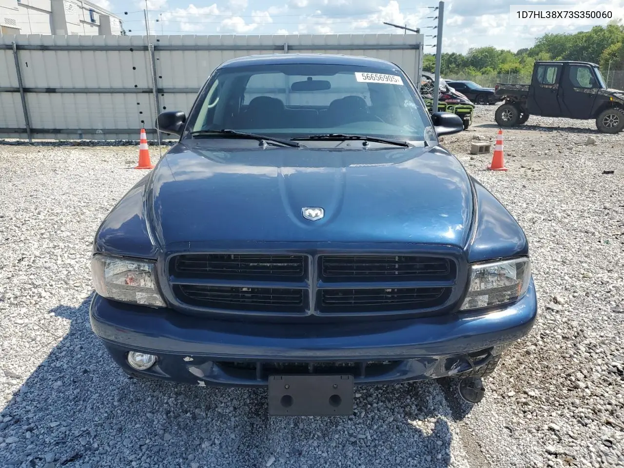 2003 Dodge Dakota Quad Sport VIN: 1D7HL38X73S350060 Lot: 56656905