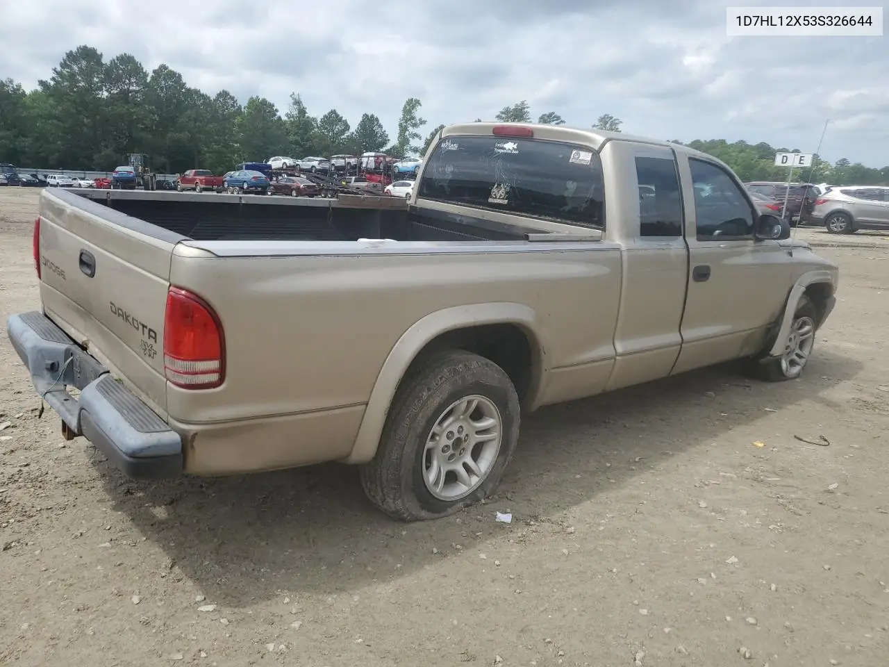 2003 Dodge Dakota Sxt VIN: 1D7HL12X53S326644 Lot: 56739695