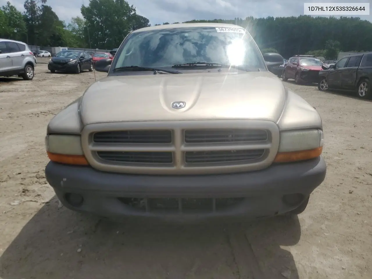 2003 Dodge Dakota Sxt VIN: 1D7HL12X53S326644 Lot: 56739695