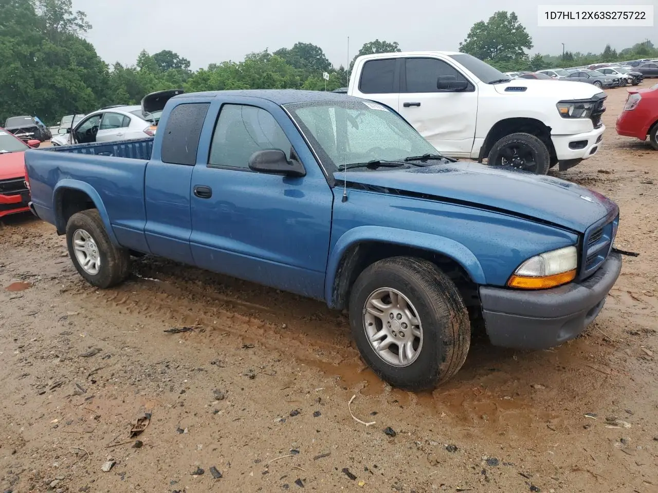 2003 Dodge Dakota Sxt VIN: 1D7HL12X63S275722 Lot: 56786855