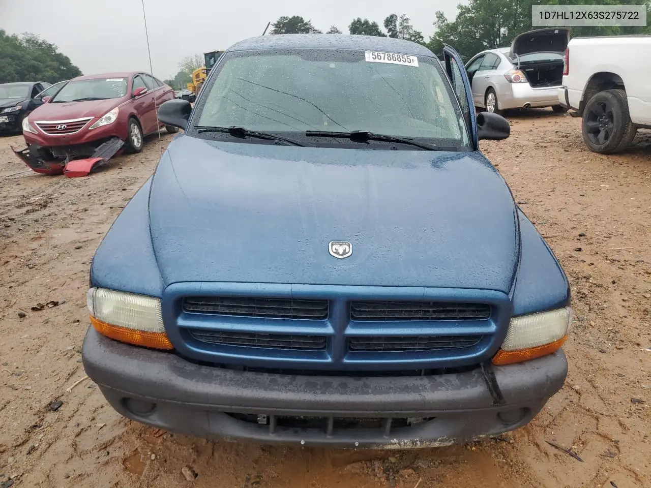 2003 Dodge Dakota Sxt VIN: 1D7HL12X63S275722 Lot: 56786855