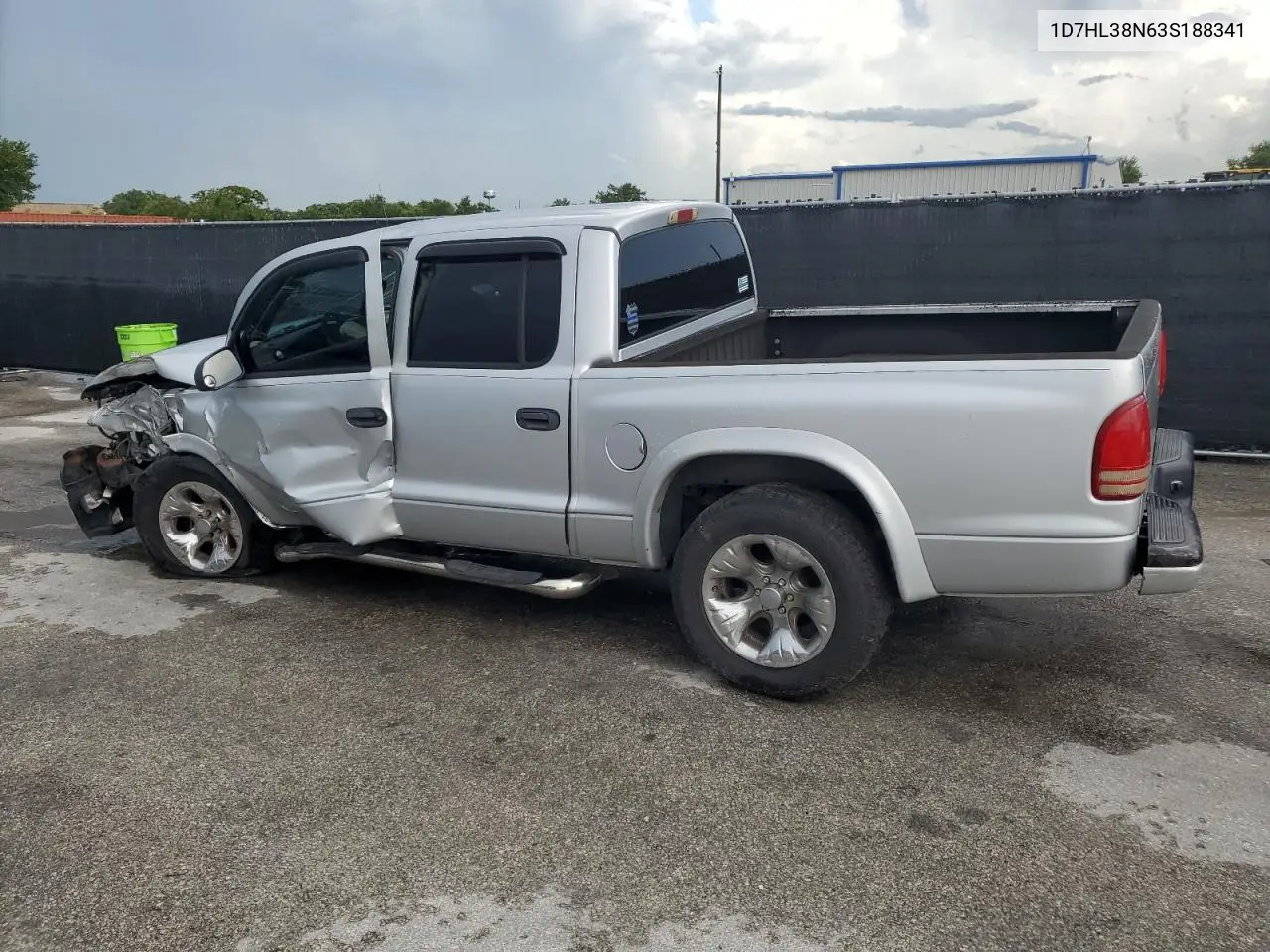 2003 Dodge Dakota Quad Sport VIN: 1D7HL38N63S188341 Lot: 61622355
