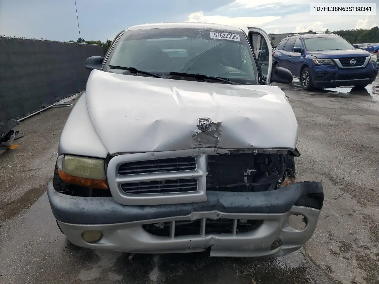 2003 Dodge Dakota Quad Sport VIN: 1D7HL38N63S188341 Lot: 61622355
