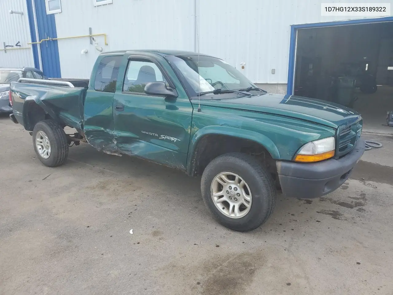 2003 Dodge Dakota Sxt VIN: 1D7HG12X33S189322 Lot: 62132755