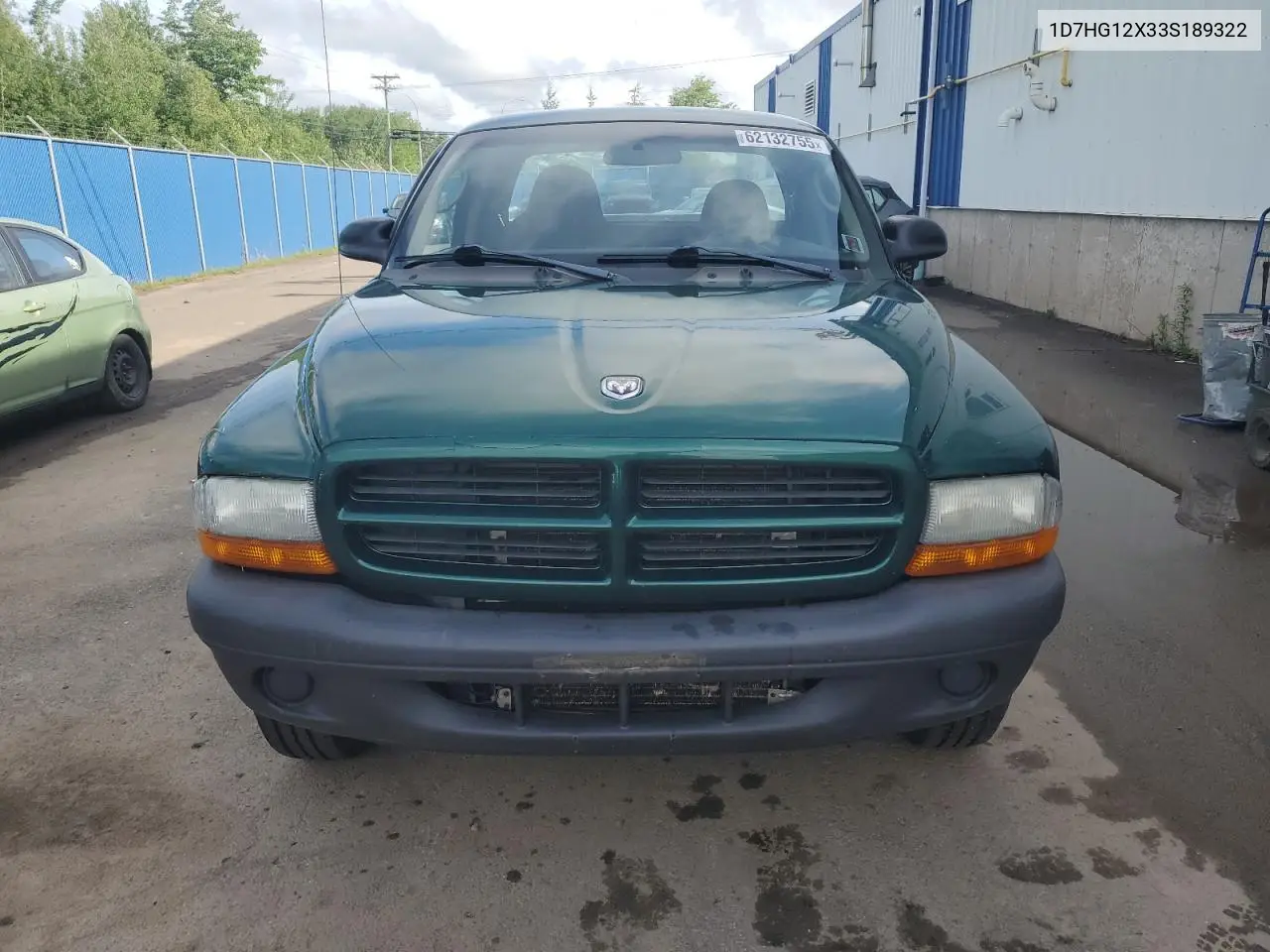 2003 Dodge Dakota Sxt VIN: 1D7HG12X33S189322 Lot: 62132755