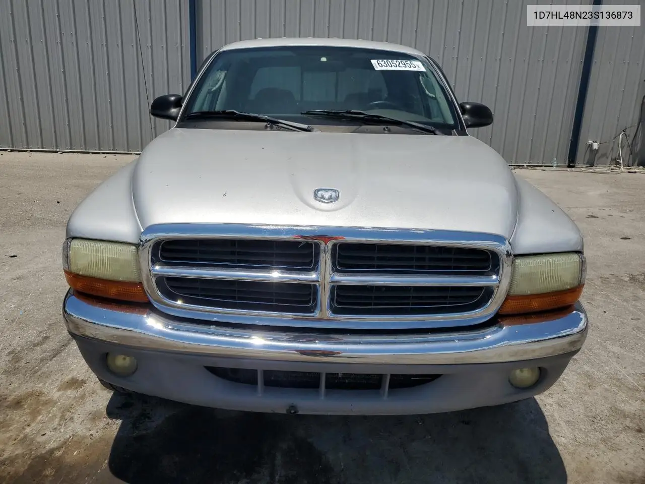 2003 Dodge Dakota Quad Slt VIN: 1D7HL48N23S136873 Lot: 63052955