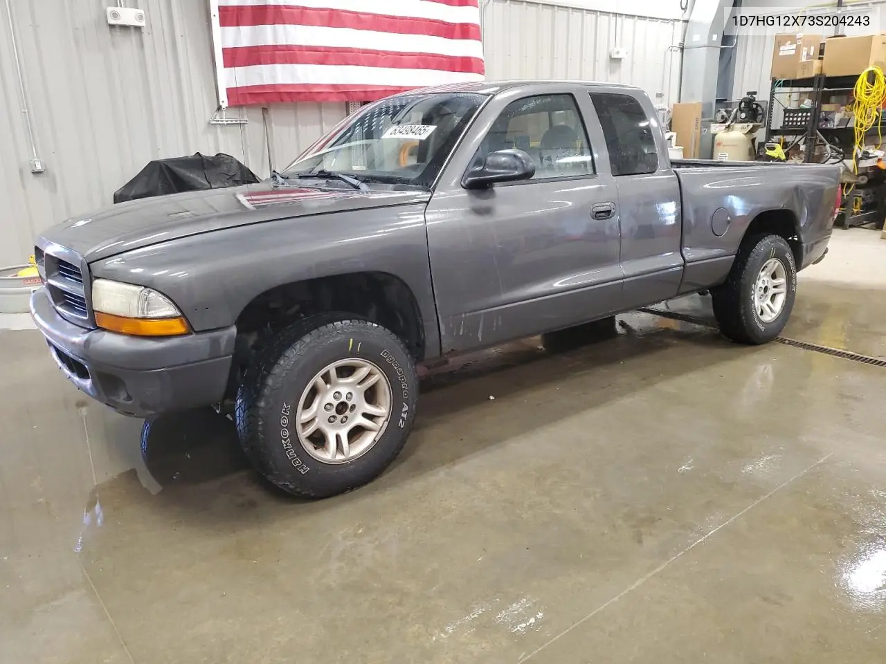 2003 Dodge Dakota Sxt VIN: 1D7HG12X73S204243 Lot: 63498465