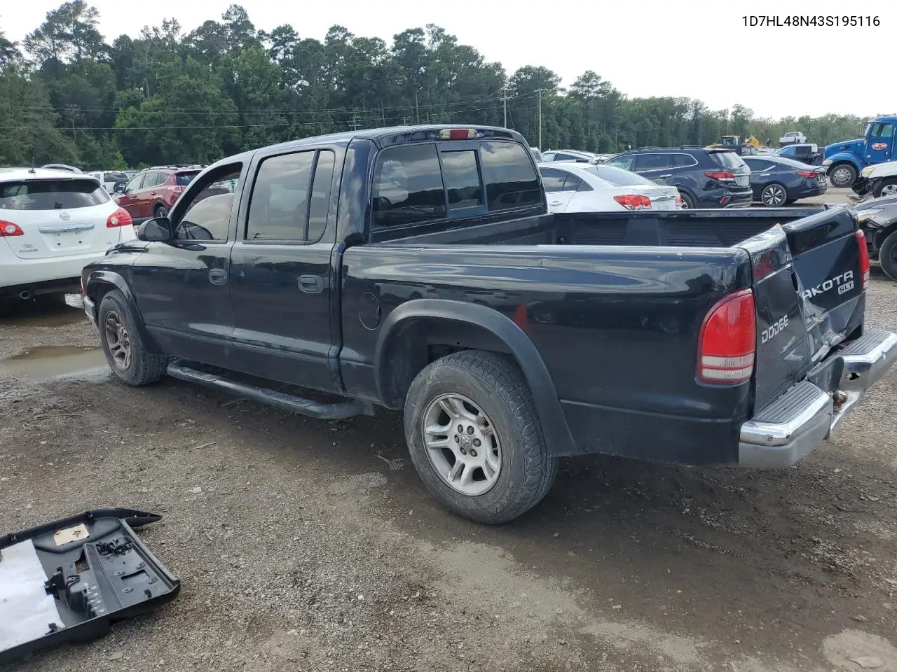 2003 Dodge Dakota Quad Slt VIN: 1D7HL48N43S195116 Lot: 64093705
