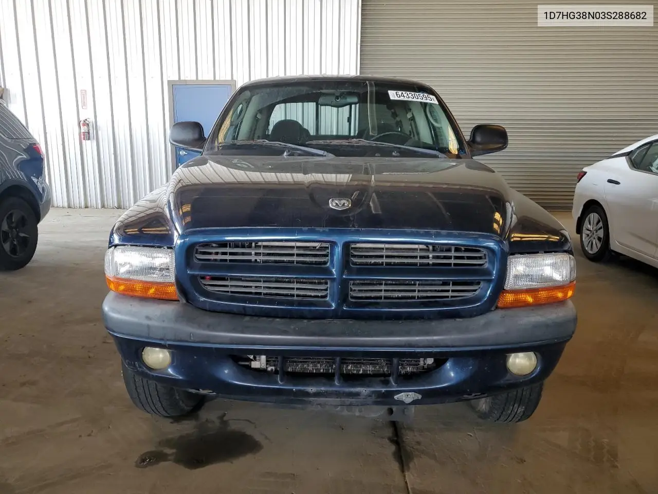 2003 Dodge Dakota Quad Sport VIN: 1D7HG38N03S288682 Lot: 64330595
