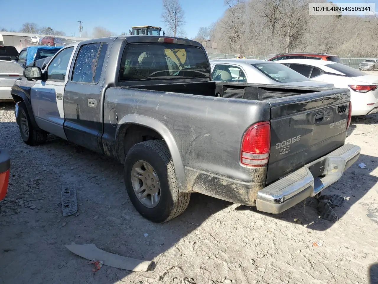 2004 Dodge Dakota Quad Slt VIN: 1D7HL48N54S505341 Lot: 47163835