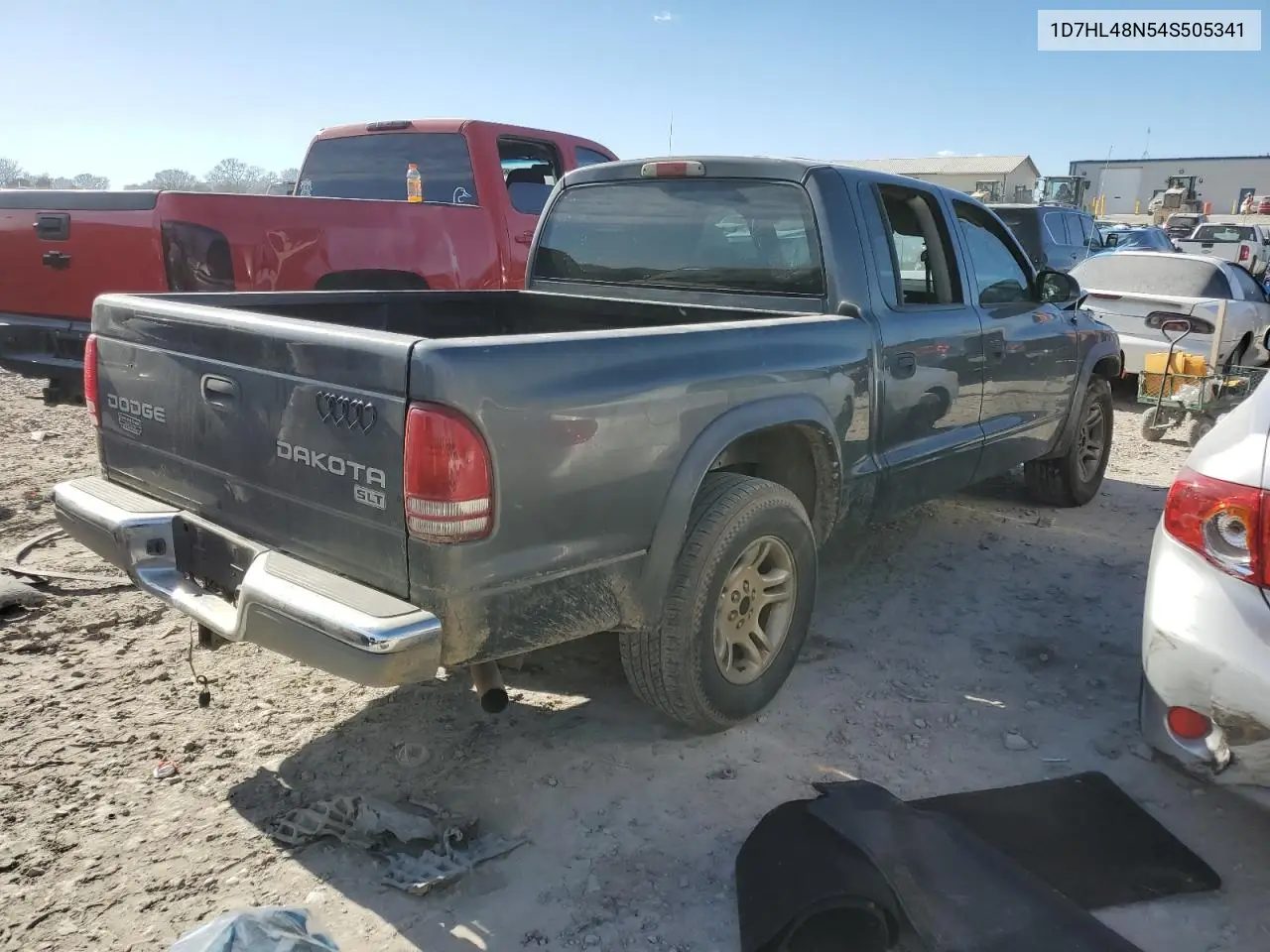 2004 Dodge Dakota Quad Slt VIN: 1D7HL48N54S505341 Lot: 47163835