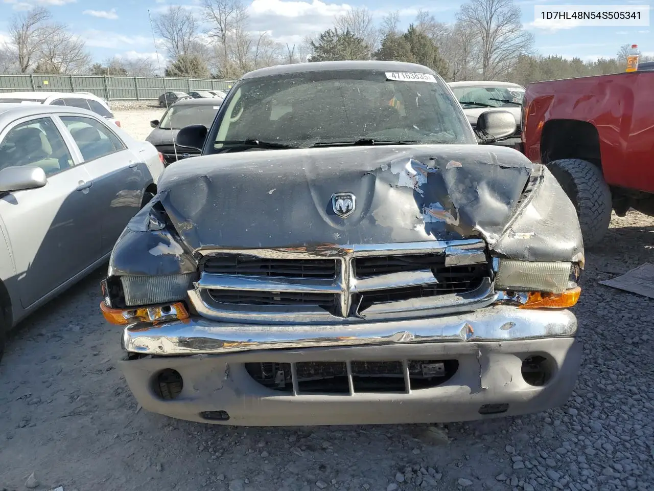 2004 Dodge Dakota Quad Slt VIN: 1D7HL48N54S505341 Lot: 47163835
