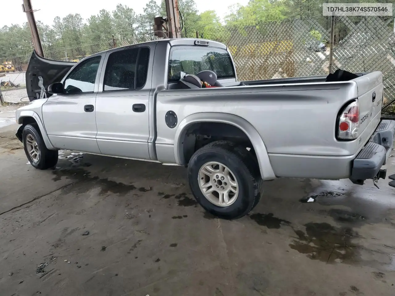 2004 Dodge Dakota Quad Sport VIN: 1D7HL38K74S570546 Lot: 49627955