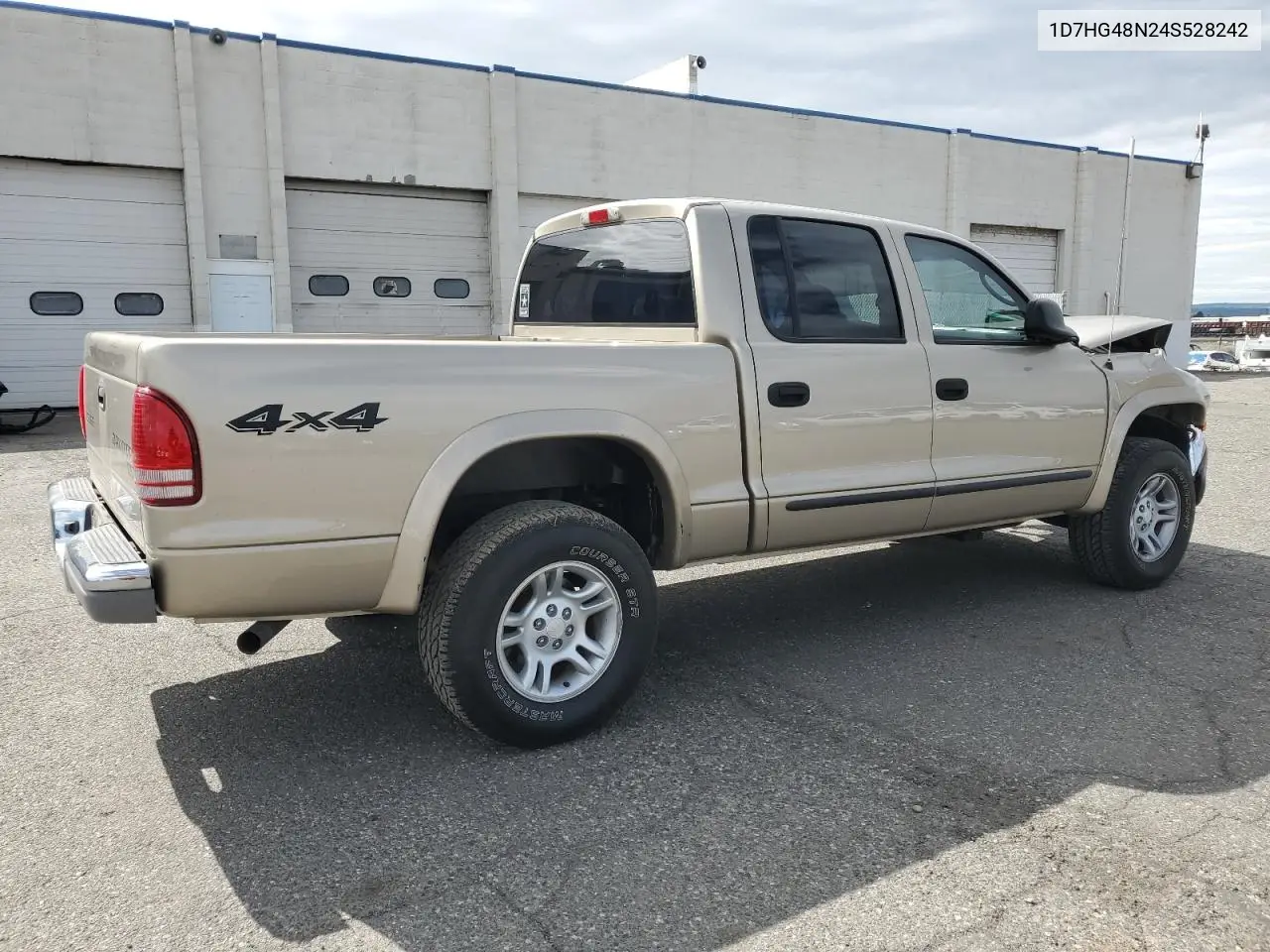 2004 Dodge Dakota Quad Slt VIN: 1D7HG48N24S528242 Lot: 52423025