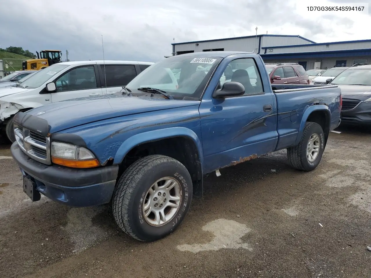 2004 Dodge Dakota Sport VIN: 1D7GG36K54S594167 Lot: 58410005