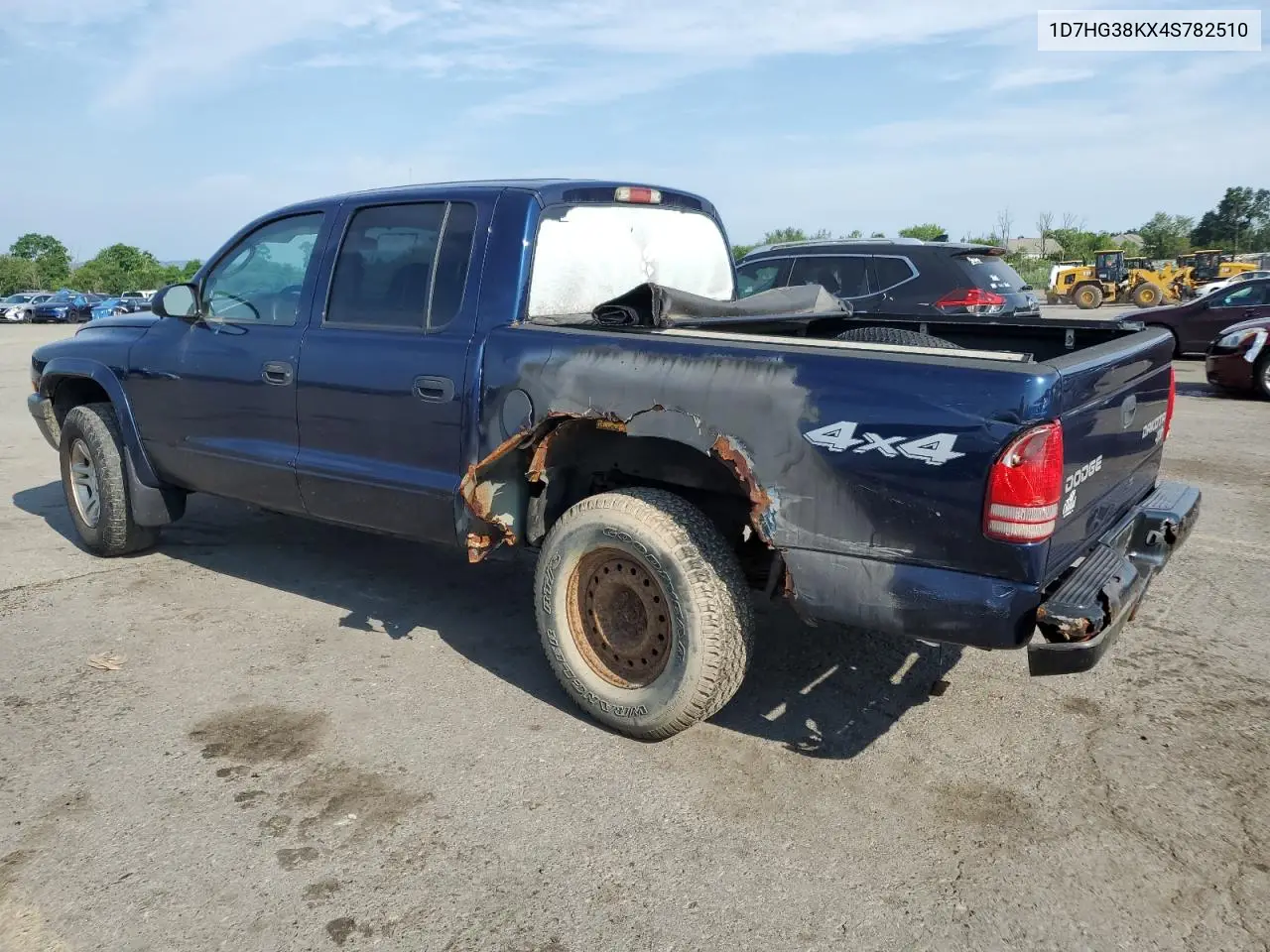2004 Dodge Dakota Quad Sport VIN: 1D7HG38KX4S782510 Lot: 61768185