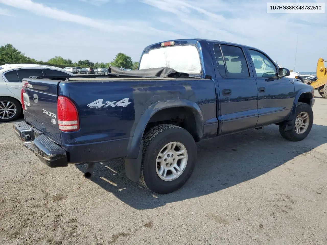 2004 Dodge Dakota Quad Sport VIN: 1D7HG38KX4S782510 Lot: 61768185