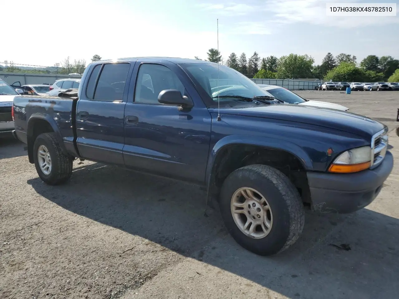 2004 Dodge Dakota Quad Sport VIN: 1D7HG38KX4S782510 Lot: 61768185