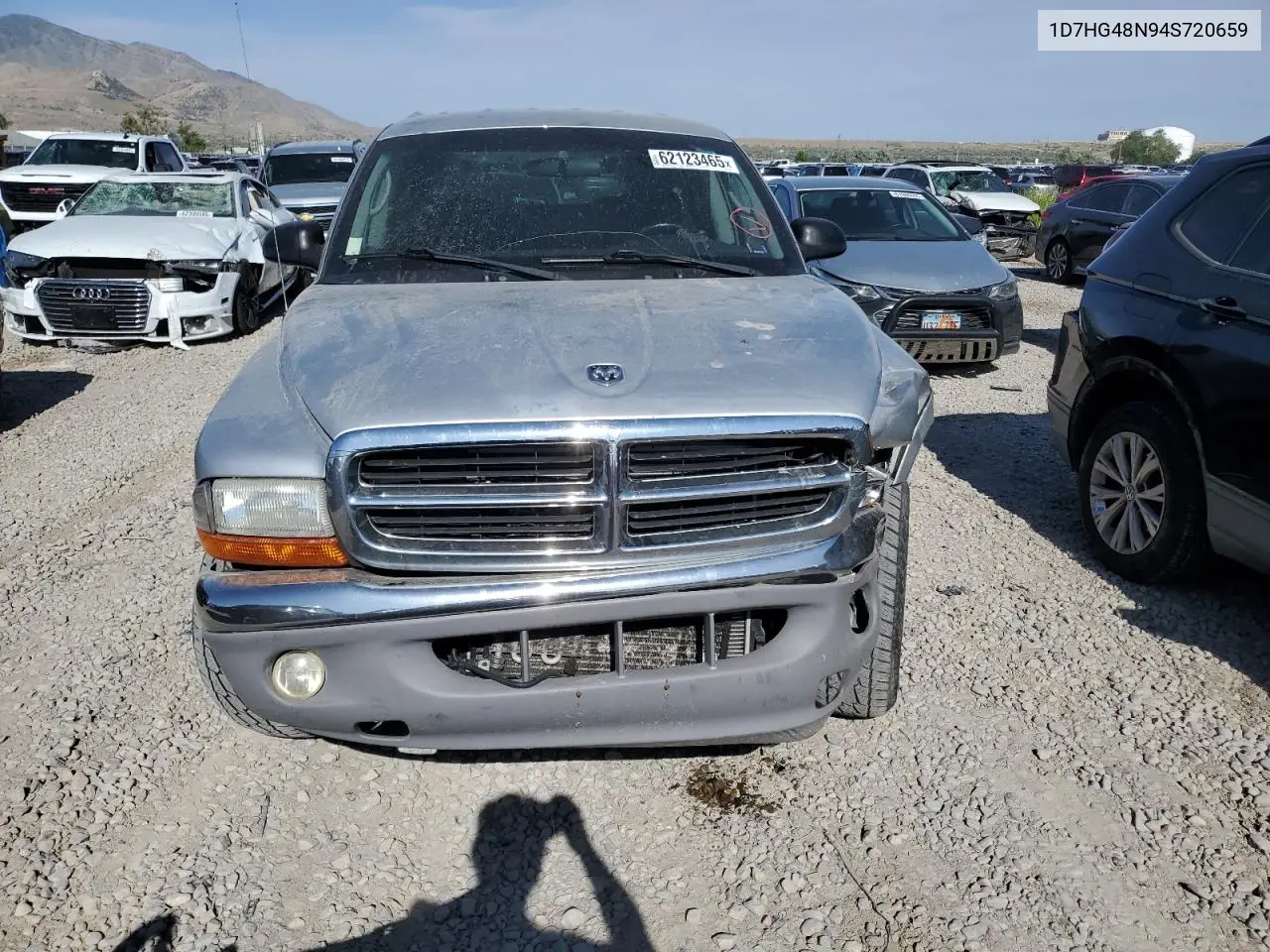 2004 Dodge Dakota Quad Slt VIN: 1D7HG48N94S720659 Lot: 62123465